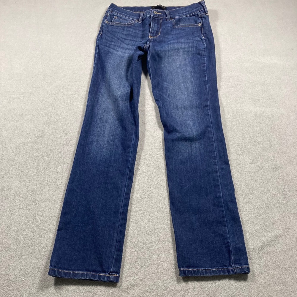 Banana Republic Jeans Womens 26 Blue Straight Mid Rise